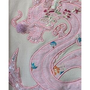 Premium Quality Pink Dragon Short Sleeve Sweatshirt Lunar New Year 2024 Rare